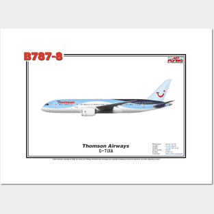 Boeing B787-8 - Thomson Airways (Art Print) Posters and Art